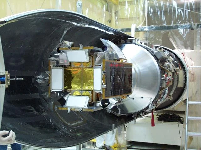 HETE-2 integrated with Pegasus