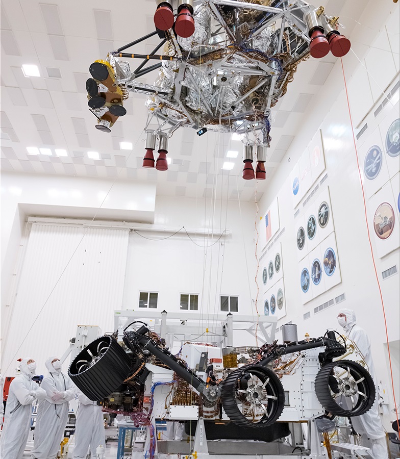 Mars 2020’s separation test
