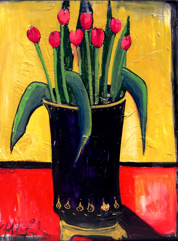 21 Tulips in Black Vase.jpg