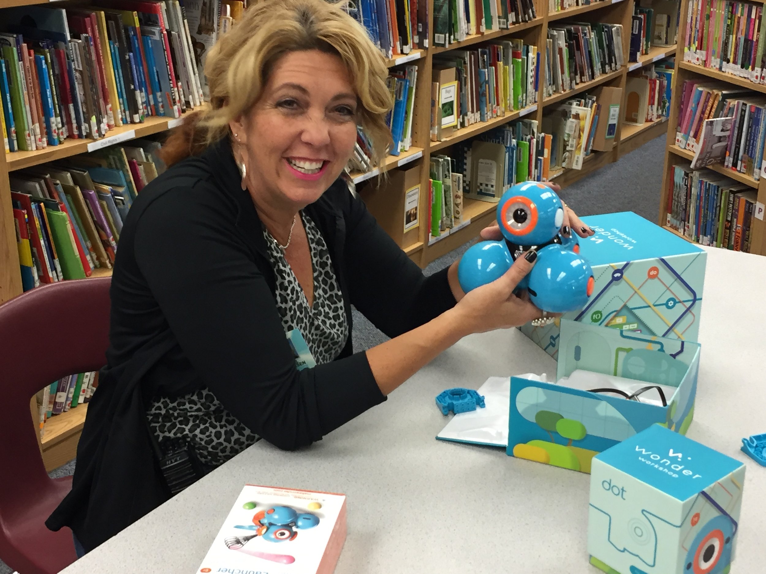 A $3,000 grant was provided by Beckman Coulter to fund Laurel Elementary School's Dash and Dots classroom sets of programmable robots.