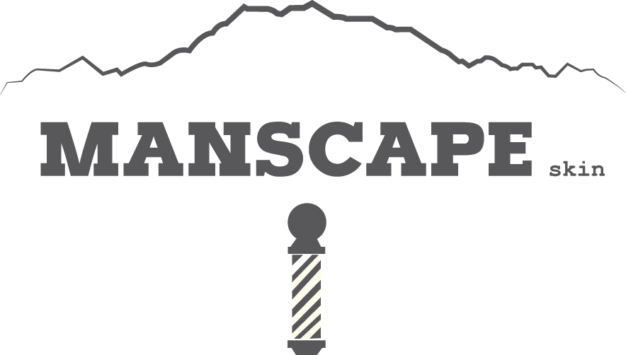 Manscape Logo- Skin Care line (Black and White)