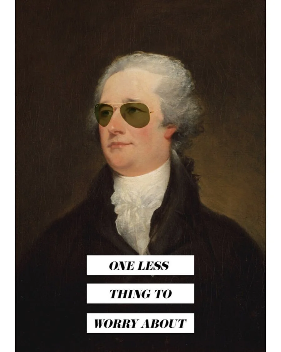 July 2020

One less thing to worry about
.
.
.
.
#hamilton #alexanderhamilton #onelessthingtoworryabout #photomanipulation #graphicdesign #historicalfigures #funphotos #reynoldsphamphlet