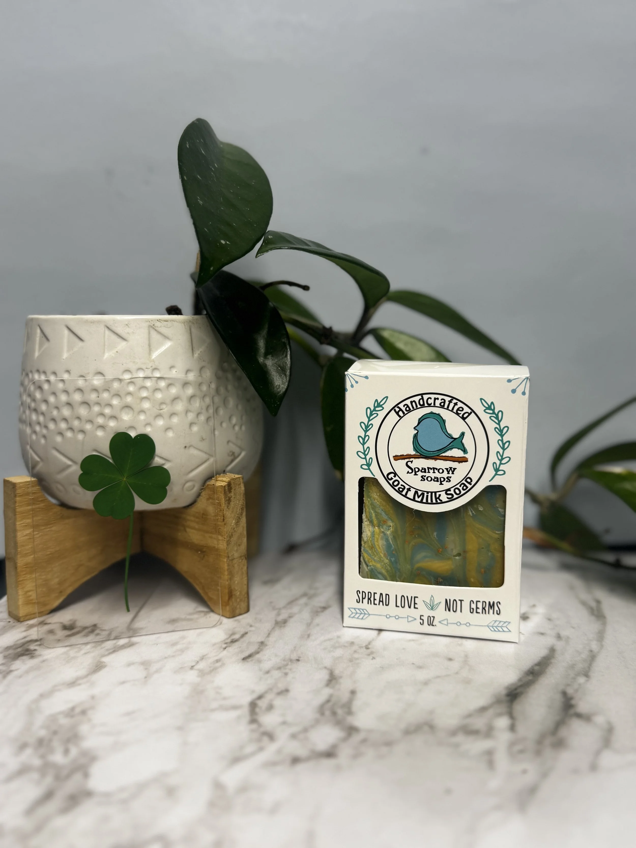 *Luck of the Irish* goat milk soap (*limited edition)