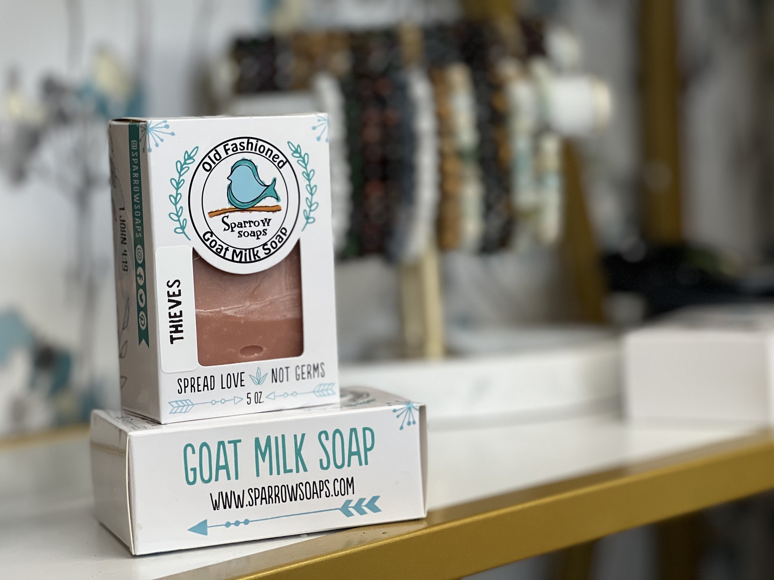 Thieves Oil goat milk soap