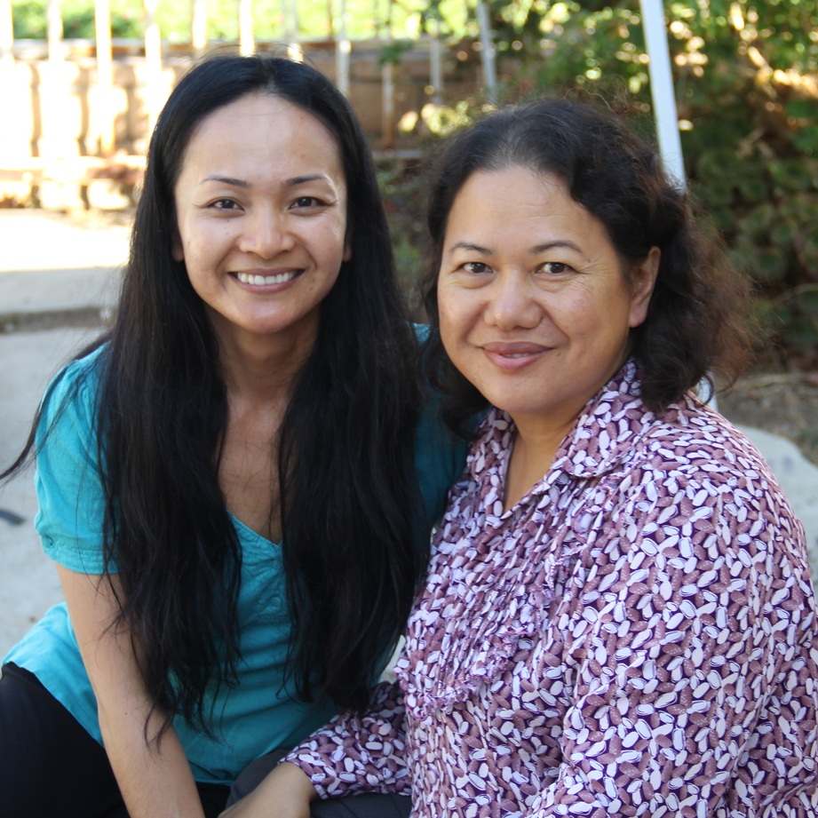 Laura Som (left) at The MAYE Center