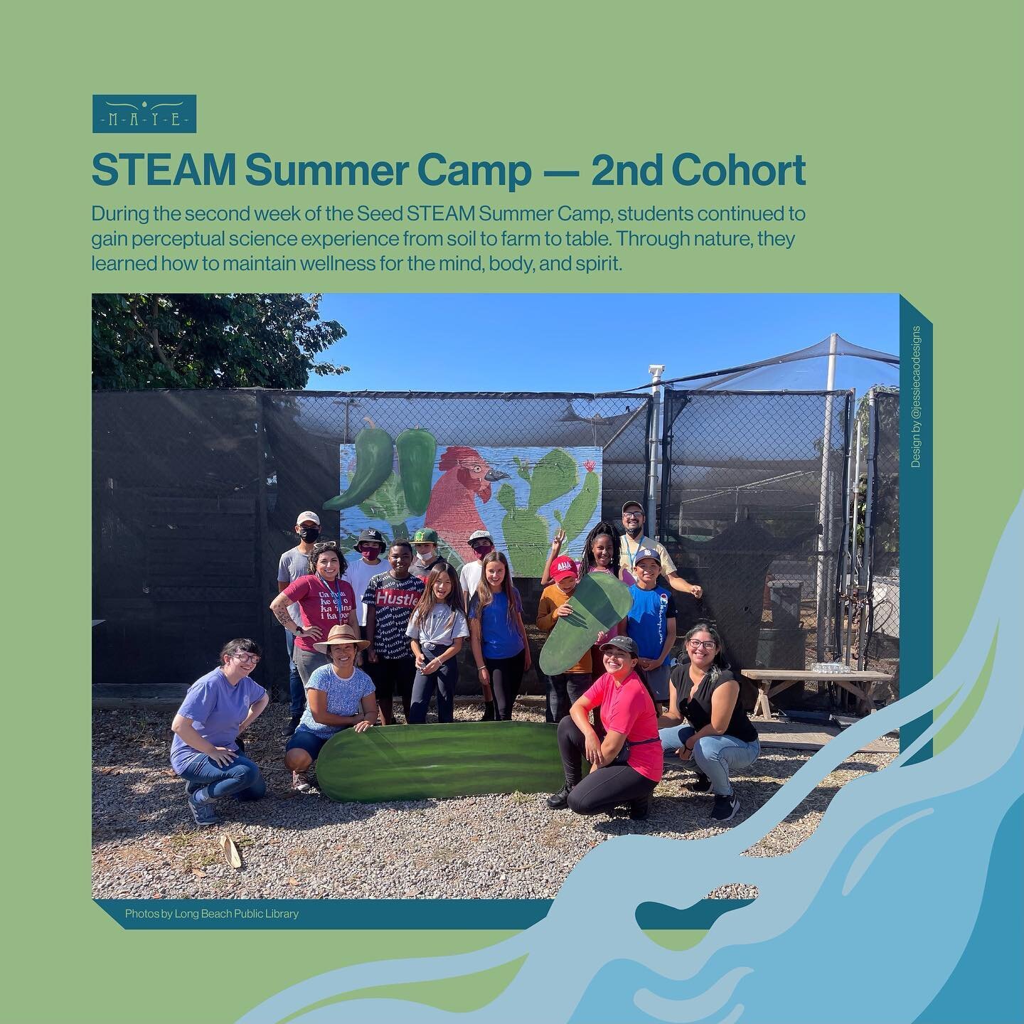 🌈 Take a look at our recap for the second week of the Seed STEAM Summer Camp, which has since concluded.

🌳 Students gained perceptual science experience from soil to farm to table. Through nature, they learned how to maintain wellness for the mind