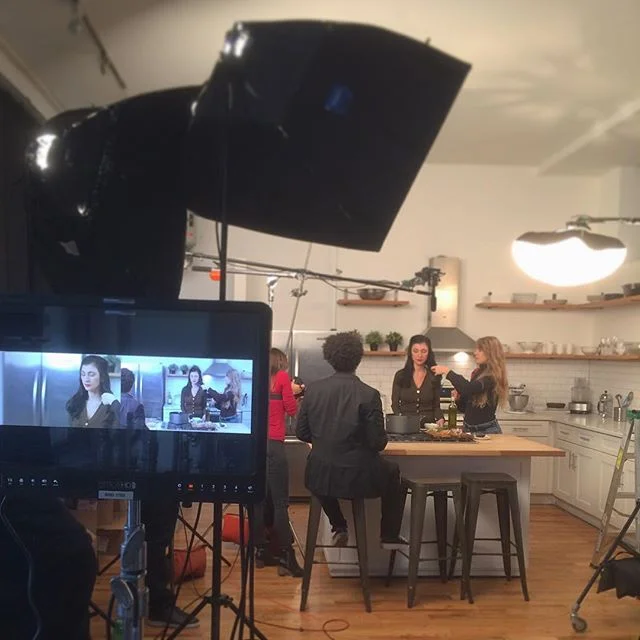 So much fun shooting for #healthination today! #cookingshow #space28 🎥💁🏻