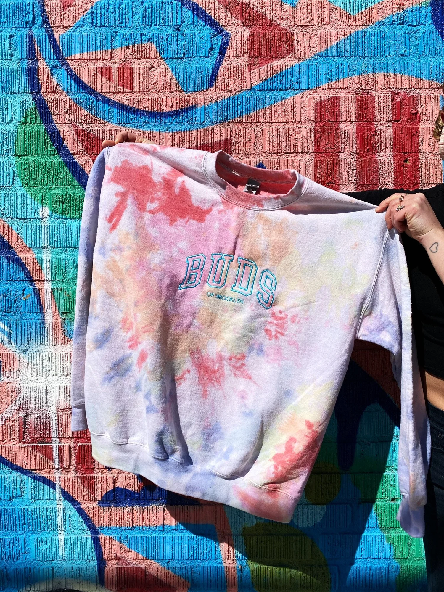 buds university tie-dye crew — buds of brooklyn