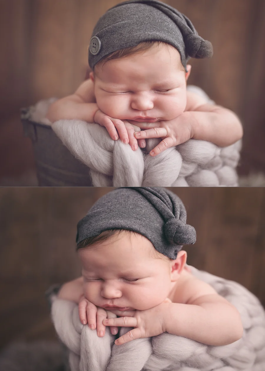Sleepy caps on little boys are my absolute favorite!! 