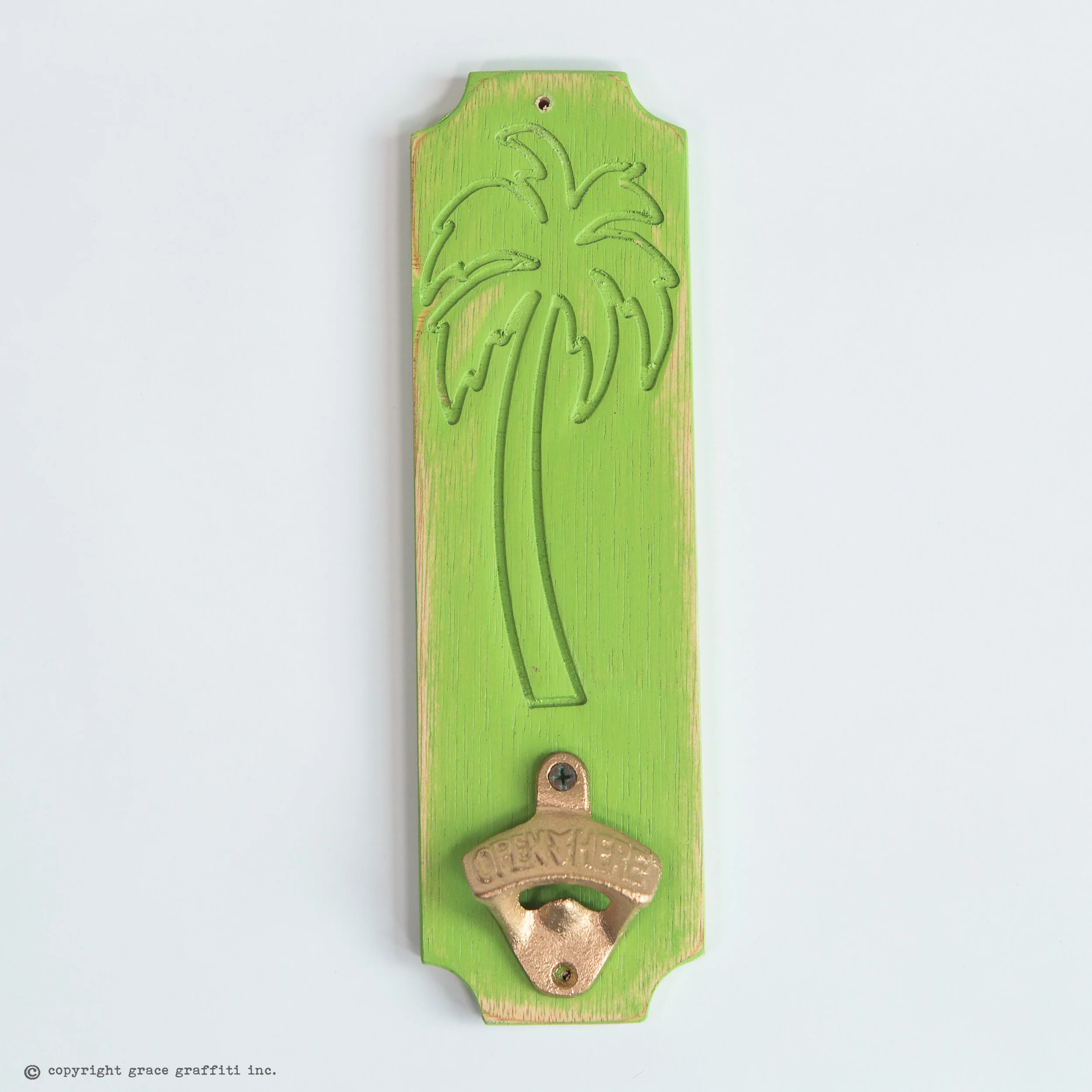 palm tree bottle opener