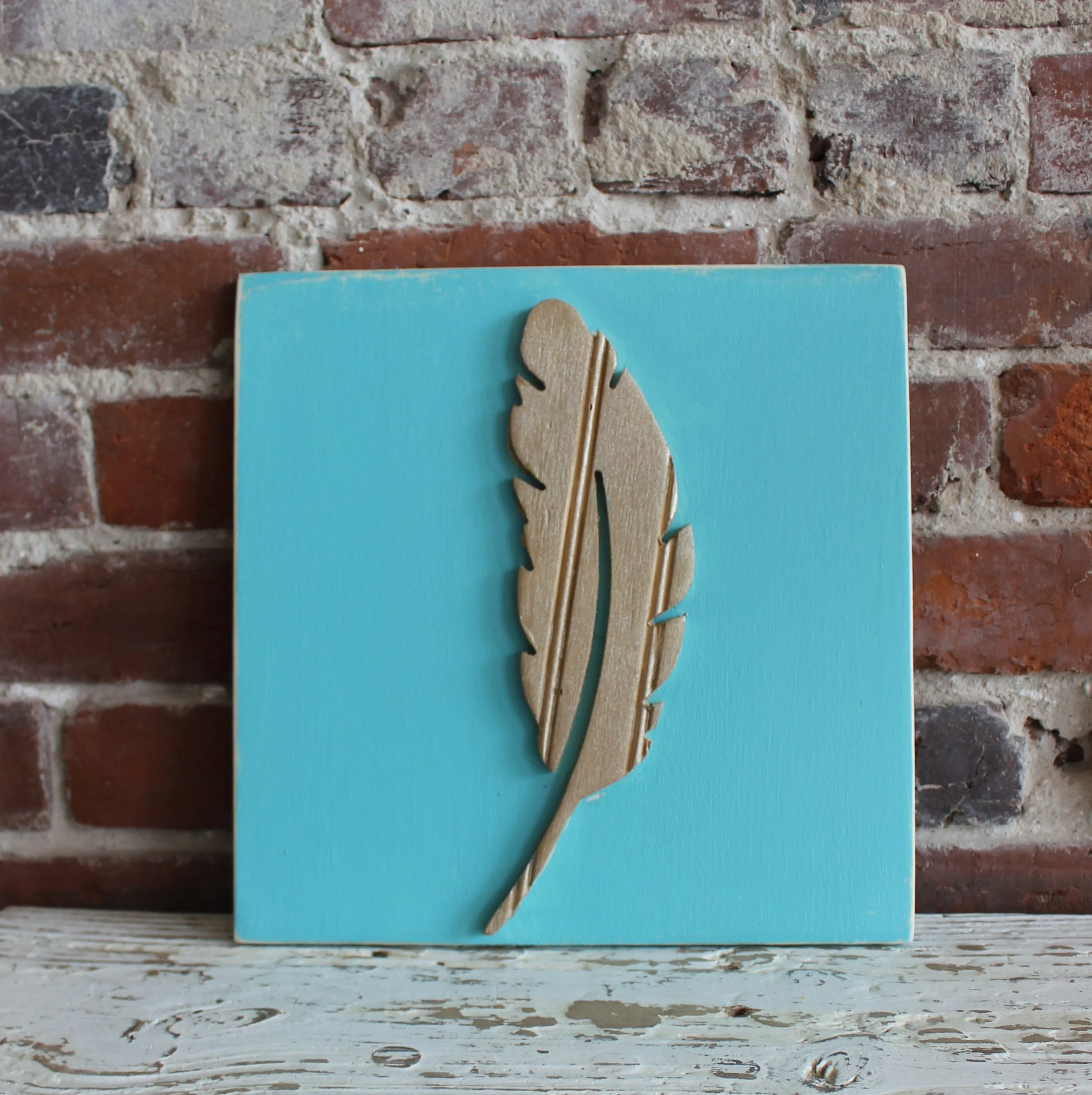Feather Wall Art — Grace Graffiti