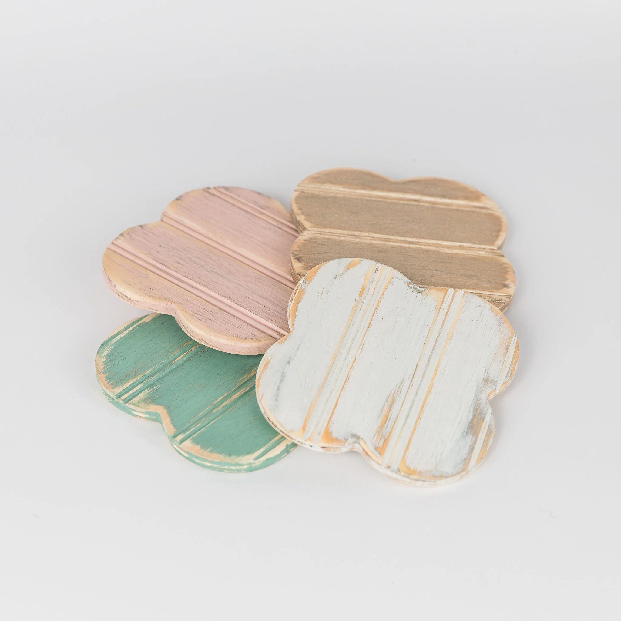 quatrefoil coaster set