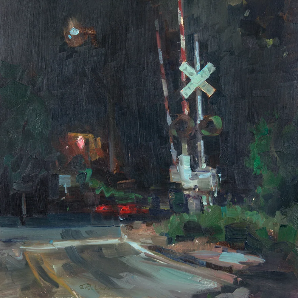 Railroad Crossing by Jim Richards