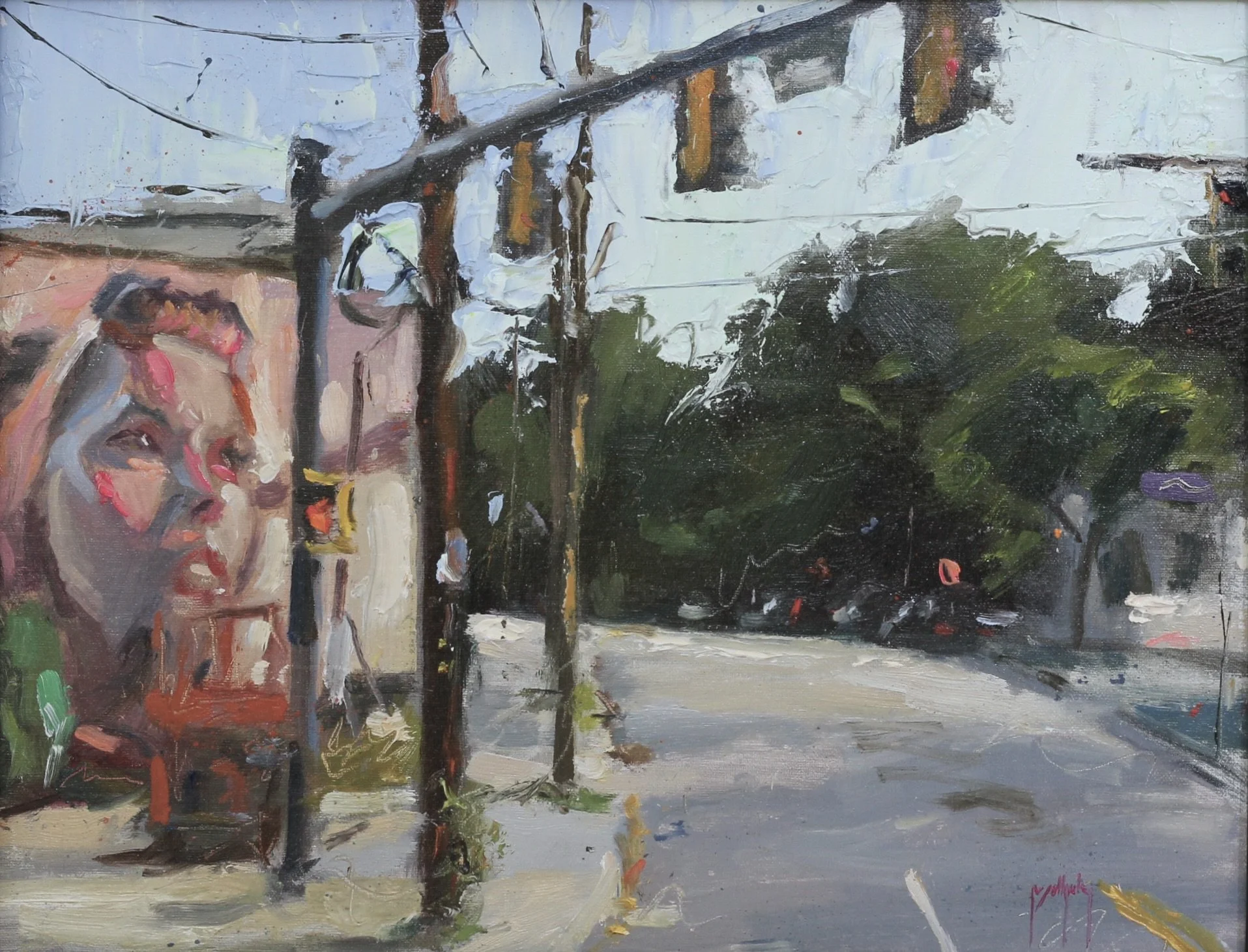 Best On Ponce De Leon painting “Pretty In Pink” by Jason Bailey