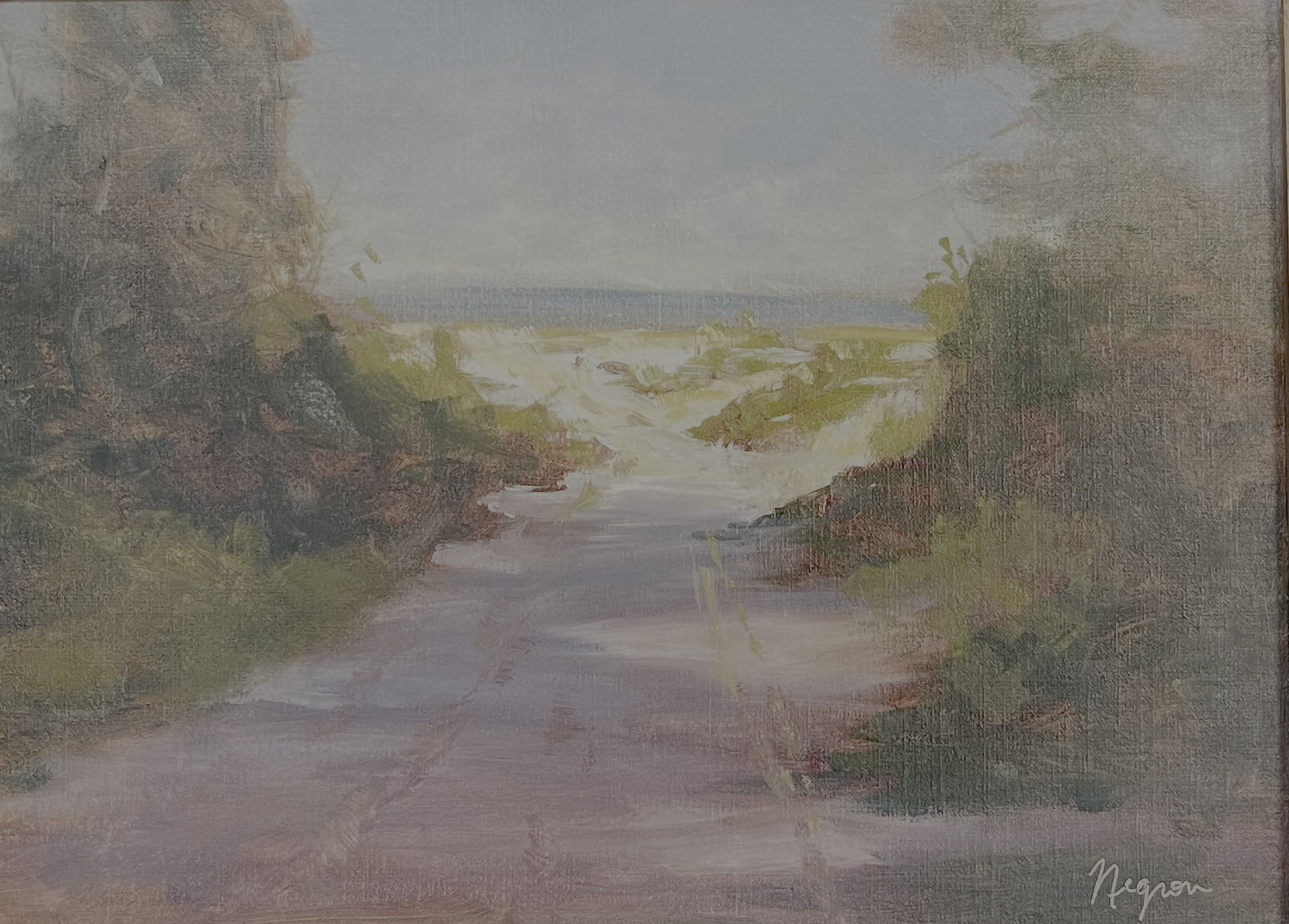 Best of Tybee Island painting “Tybee Morning” by Mary Negron