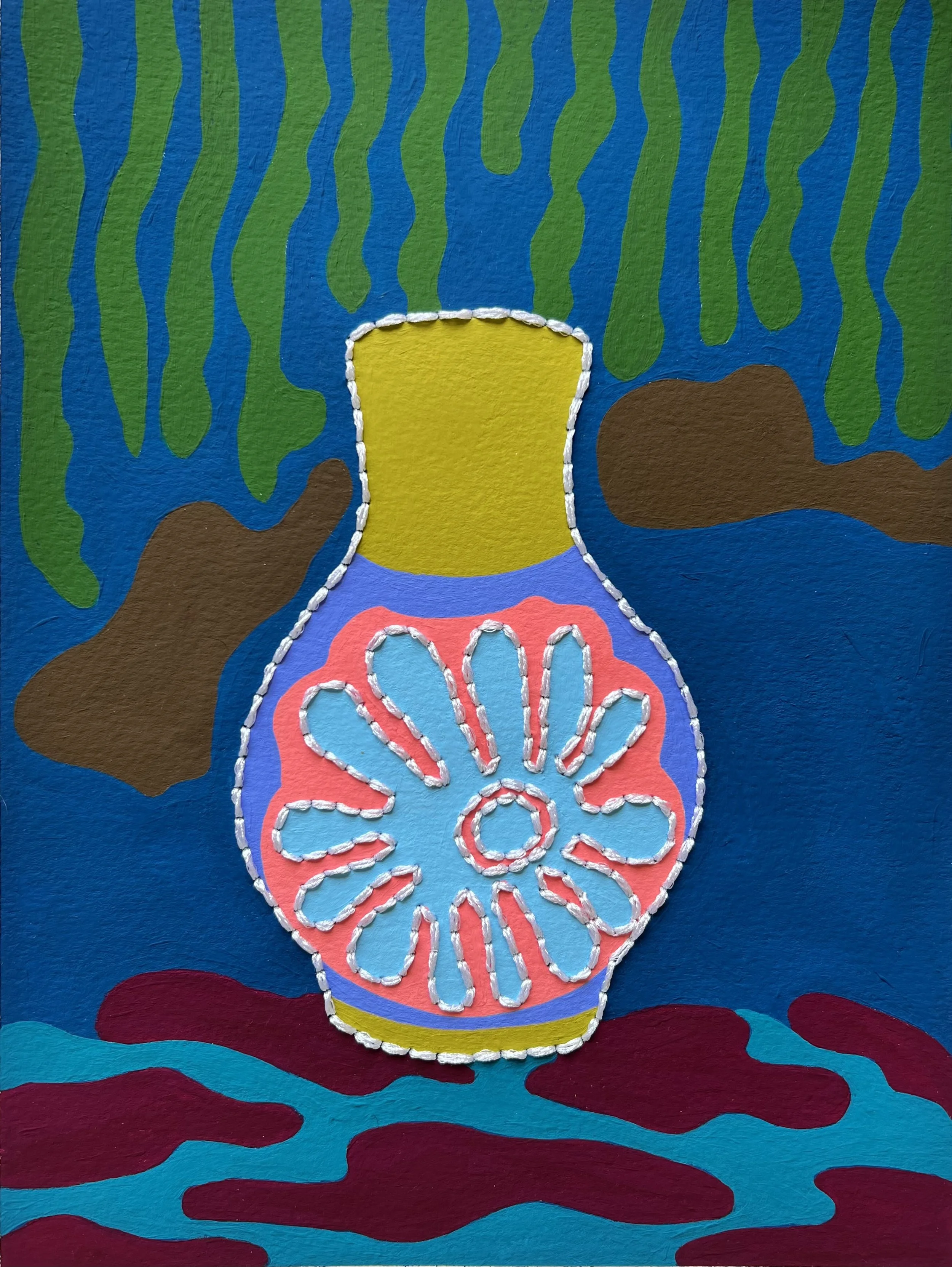 oloresdelainfanciagouacheandthread11x142023.jpg