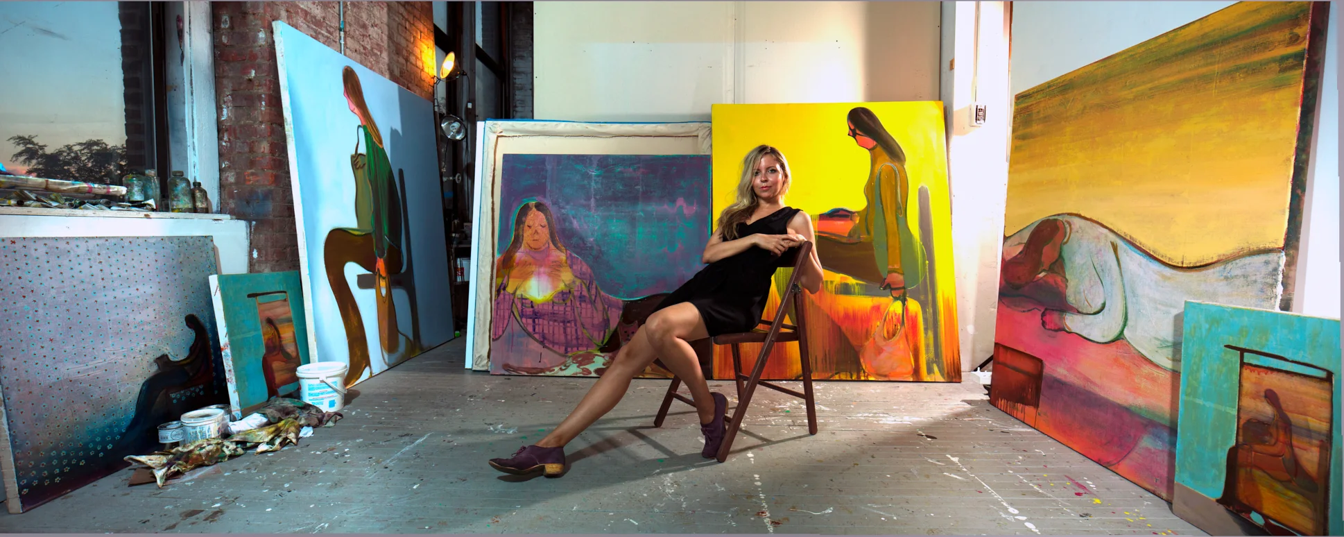 Heidi Hahn In Her Studio