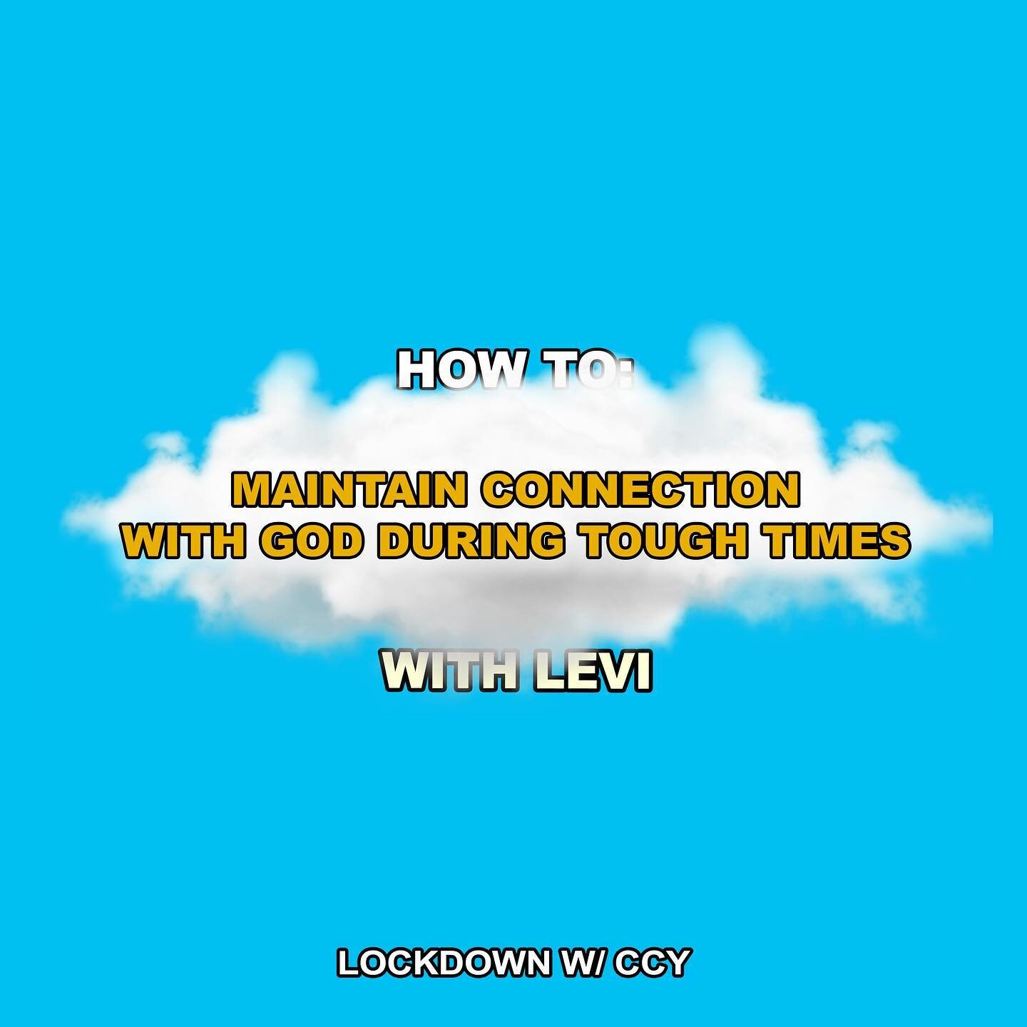 How to maintain connection with God during tough times&hellip; notes from @leviprentice 🔥

1. Don&rsquo;t forget the good times!
 This is a motto to live by in all areas of life, but especially in your faith. Just because you haven&rsquo;t felt God 