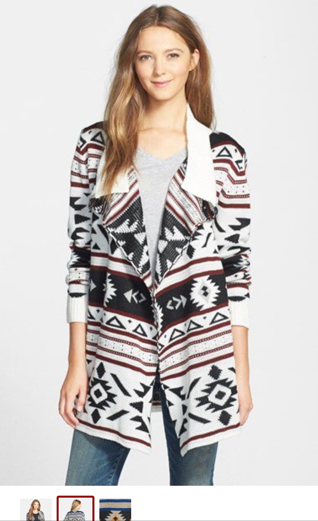 Image from Nordstrom.com. I really want to take a brush to this model's hair. 