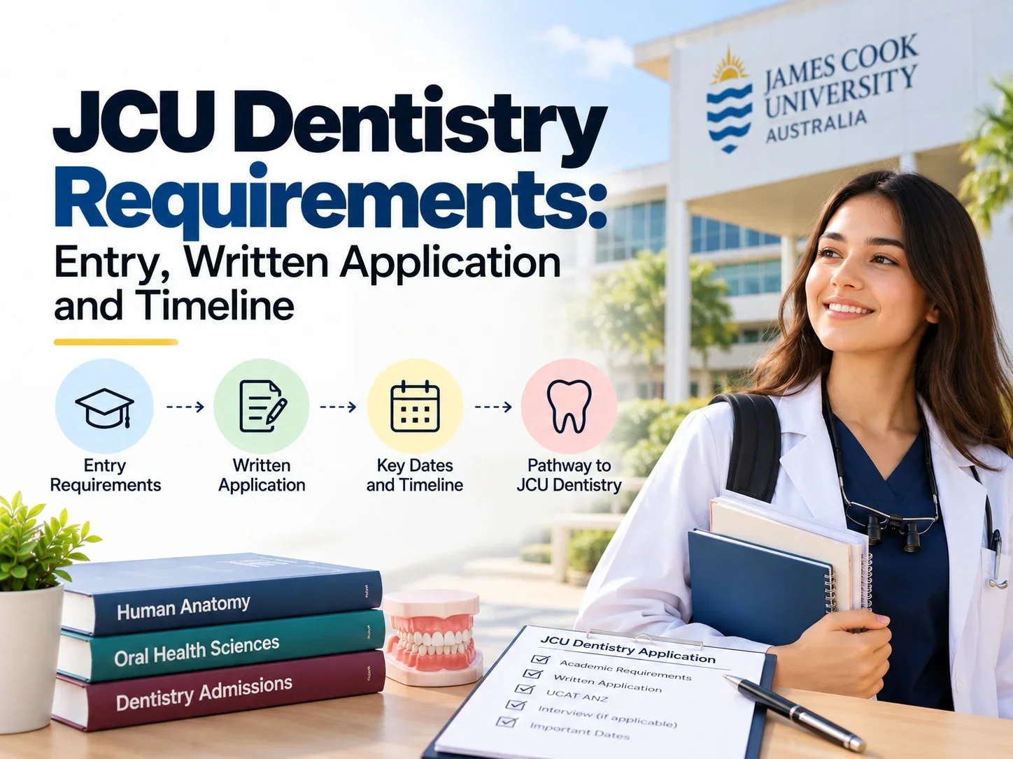 JCU Dentistry Requirements: Entry, Written Application and Timeline