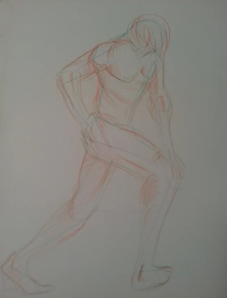 Life drawing study