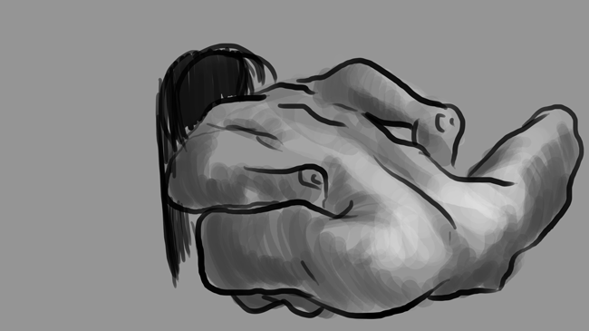 Life drawing study