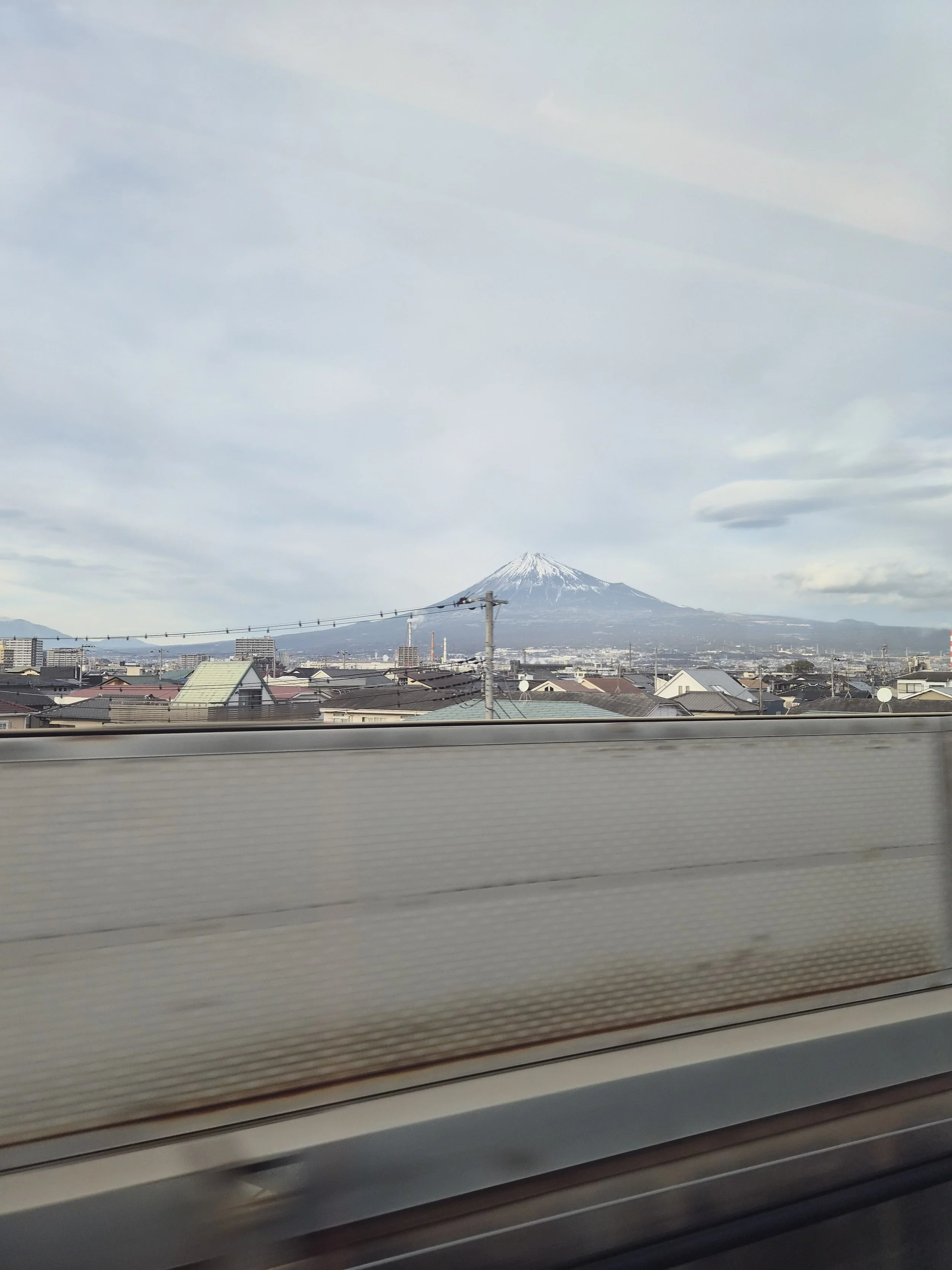  Mt. Fuji on the train ride back from Shizuoka 