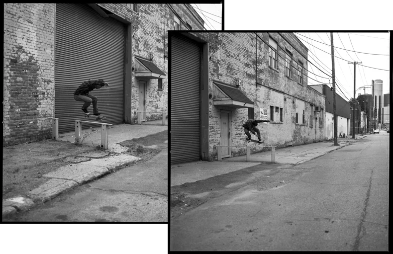 Ollie and Backside 180