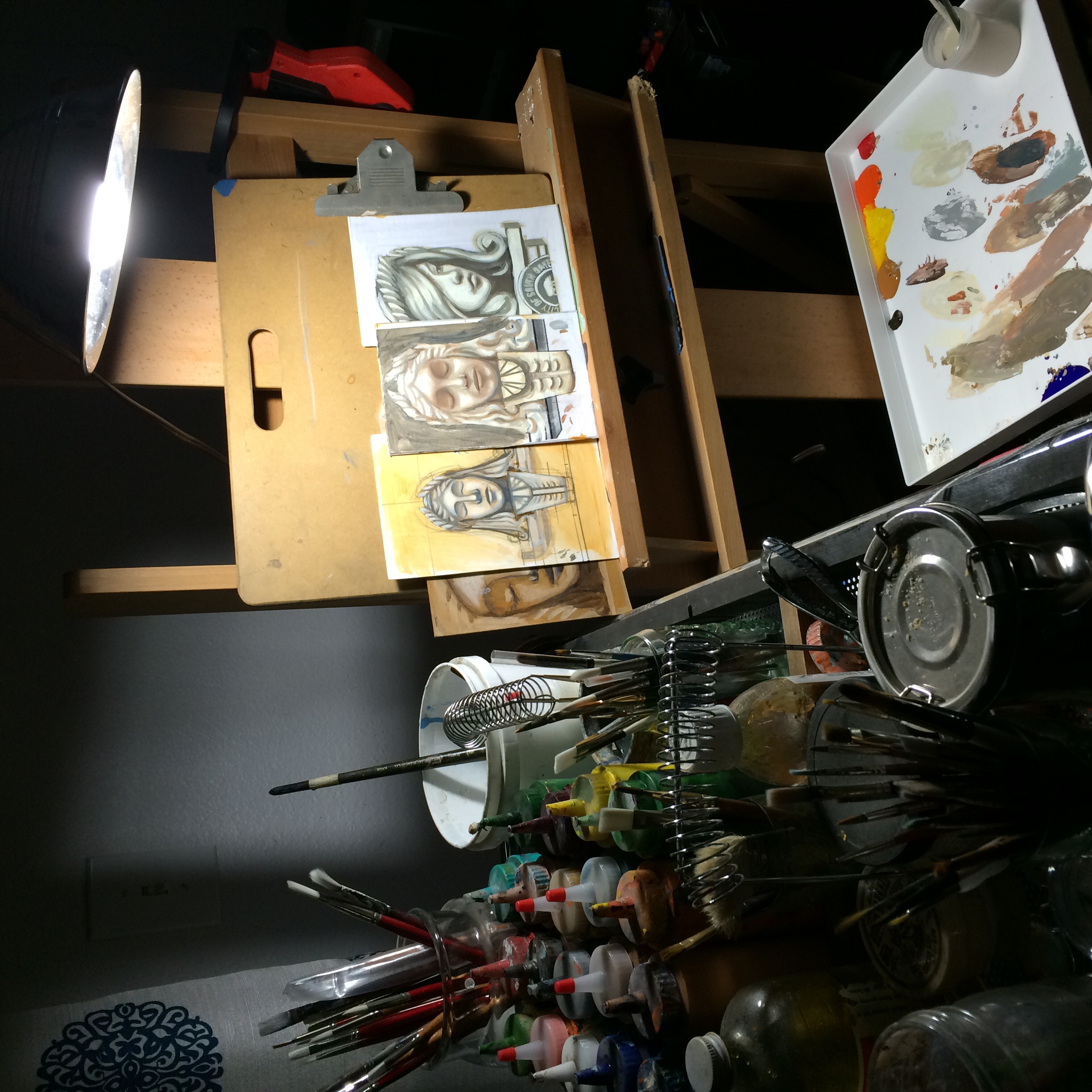 Acrylic studies