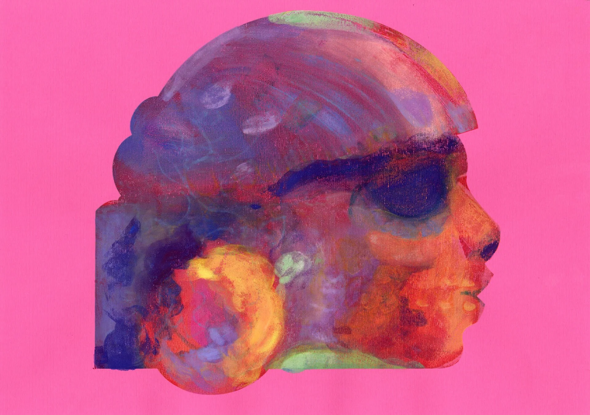 "Mexican Mask #10" Print