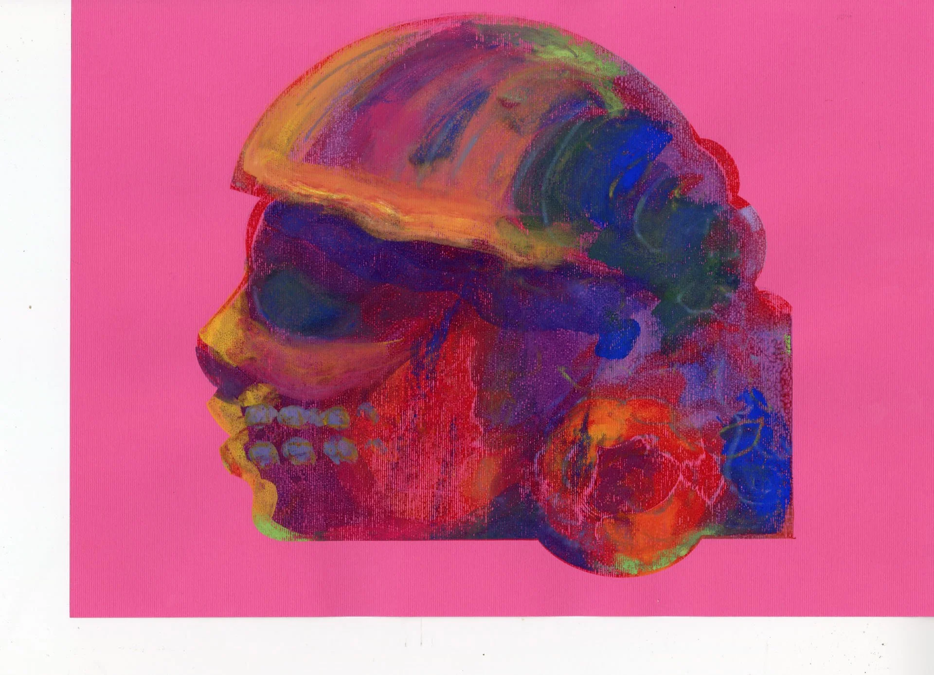 "Mexican Mask #4" Print
