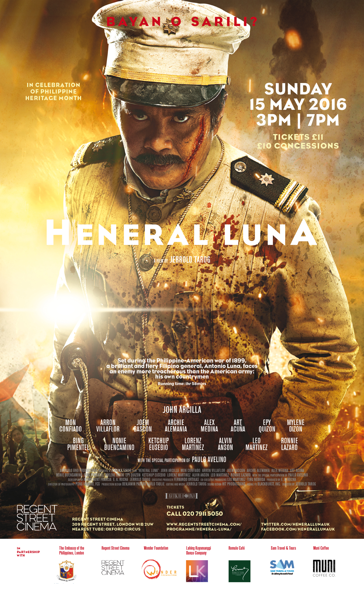 Heneral Luna – London Screening