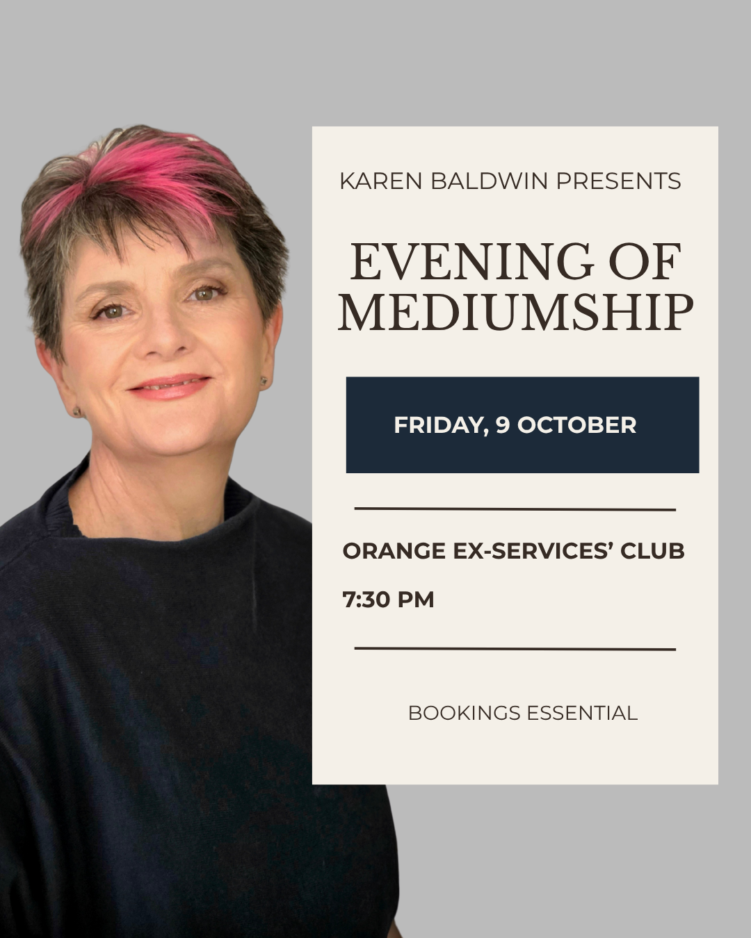 Orange, NSW - Evening of Mediumship