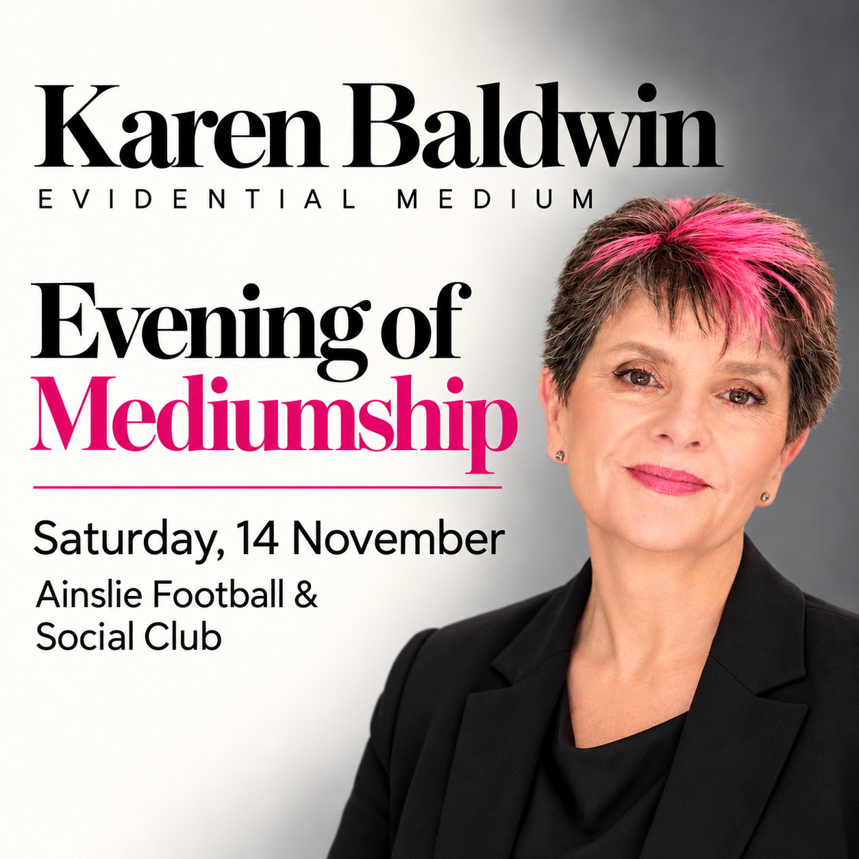 Canberra, ACT - Evening of Mediumship
