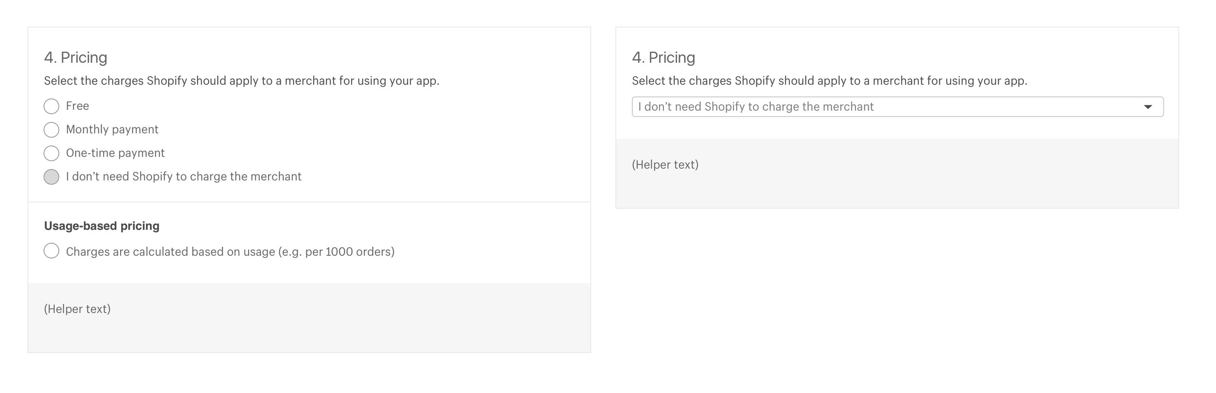 Explorations: "Not using Shopify API" selected