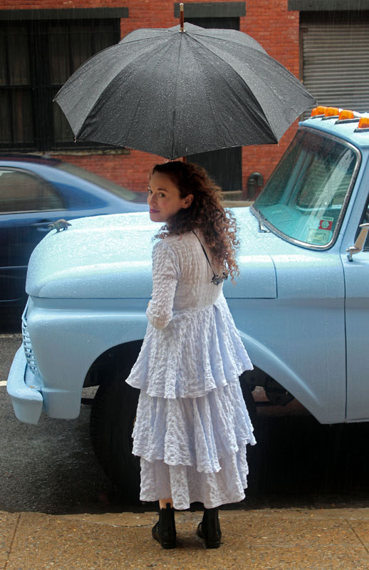 Multi-Tiered Dress for the 4th of July. Cotton Photo: Robert Lucy, 2015