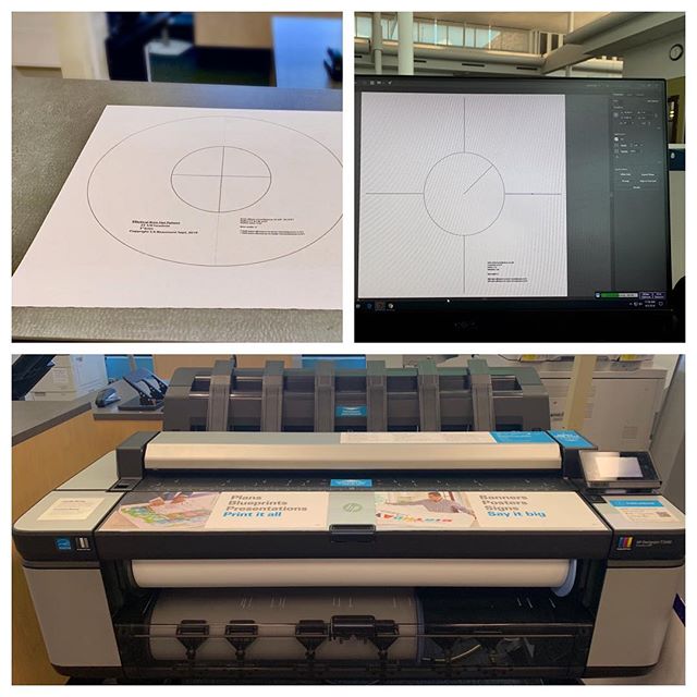 Technology. Years into drafting hat patterns by hand with a compass, pencil, ruler, scissors and geometry, am exploring. Calculated the mathematical dimensions then plotted the pattern in Illustrator and printed it full scale on a blueprint printer. 