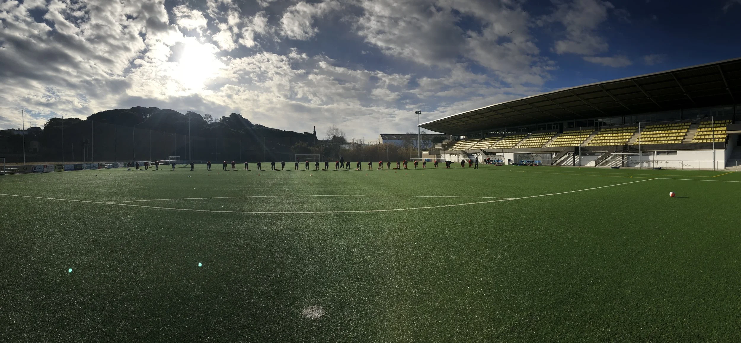 Das Trainingslager beider Frauen Teams