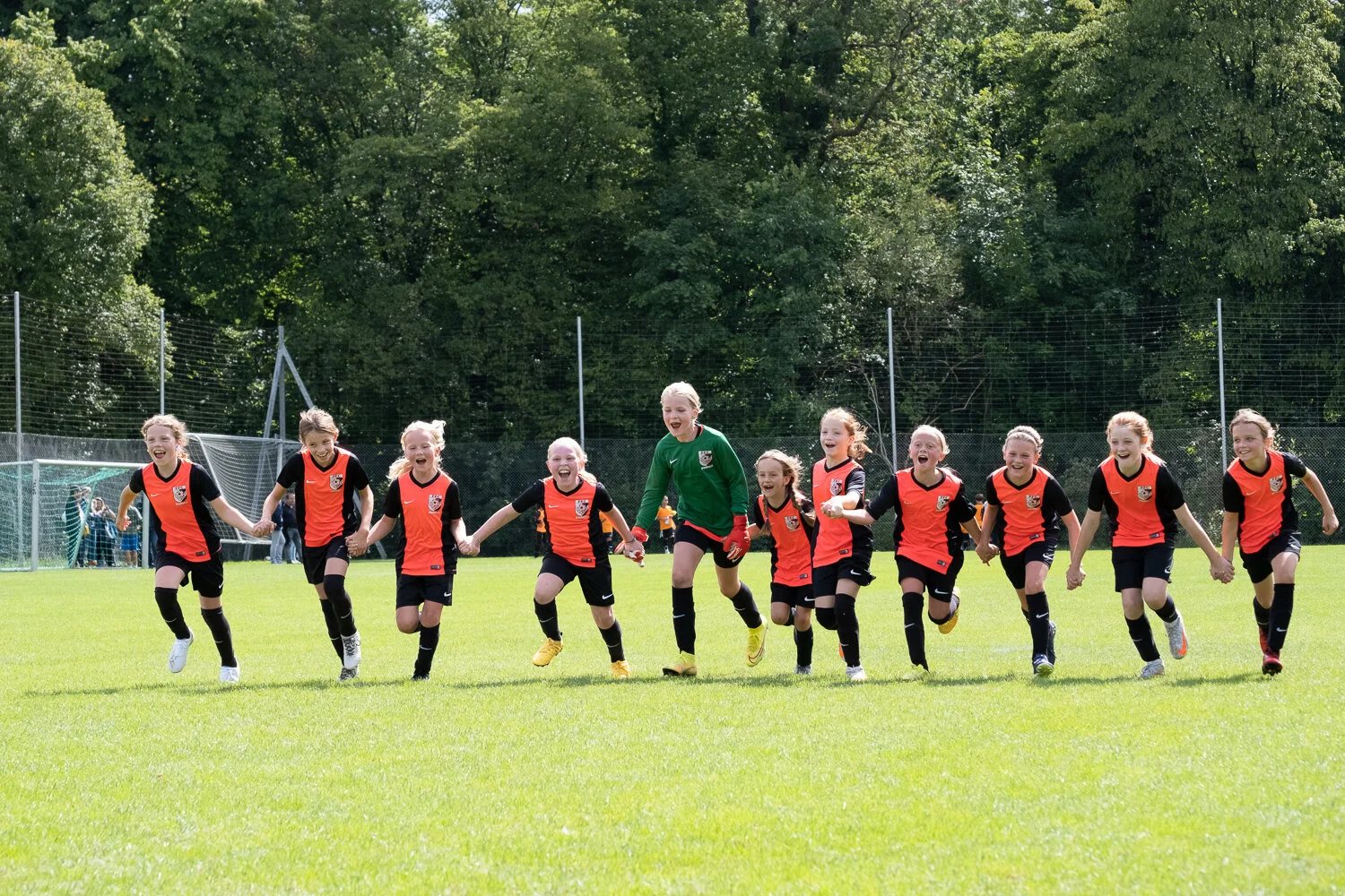 Das erste Spiel der E-Juniorinnen