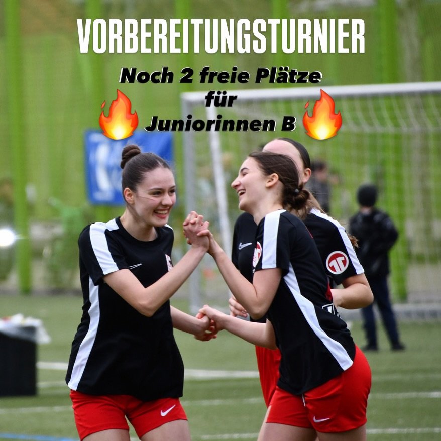 Letzte Chance f&uuml;r Juniorinnen B Teams 🔥

Am Sonntag, 15. M&auml;rz 2026 findet unser Vorbereitungsturnier auf der Sportanlage Heerensch&uuml;rlistatt statt.

Alle Kategorien sind bereits ausgebucht. Nur in der Kategorie Juniorinnen B gibt es no