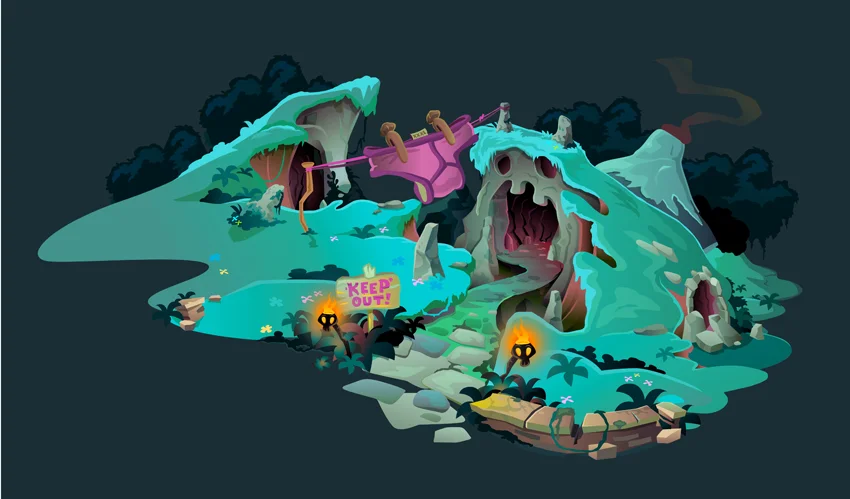 In game art: Giant's Cave