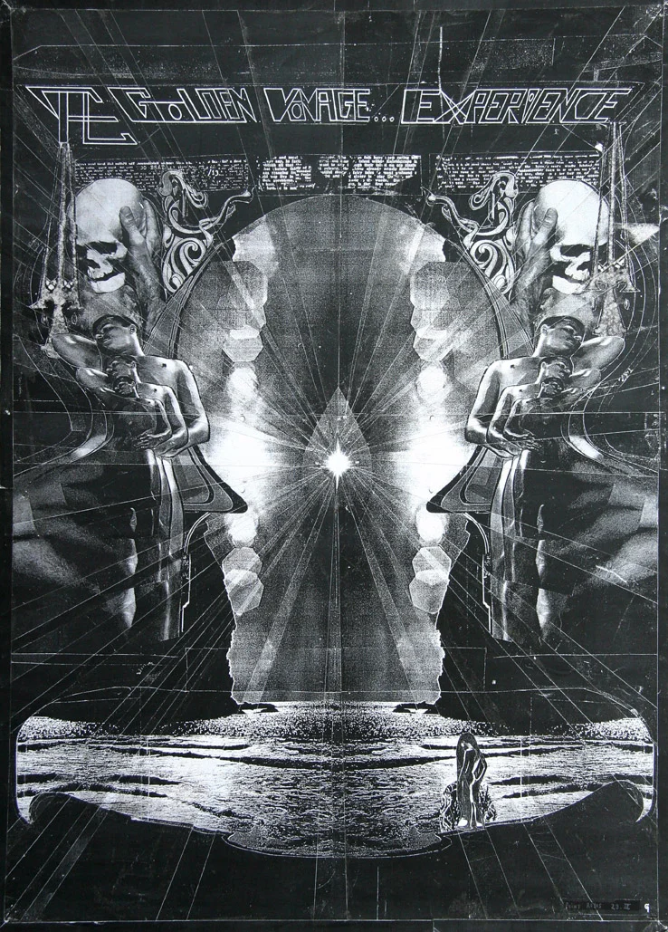 Golden Voyage Experience paper collage, 70 x 50cm, 2010