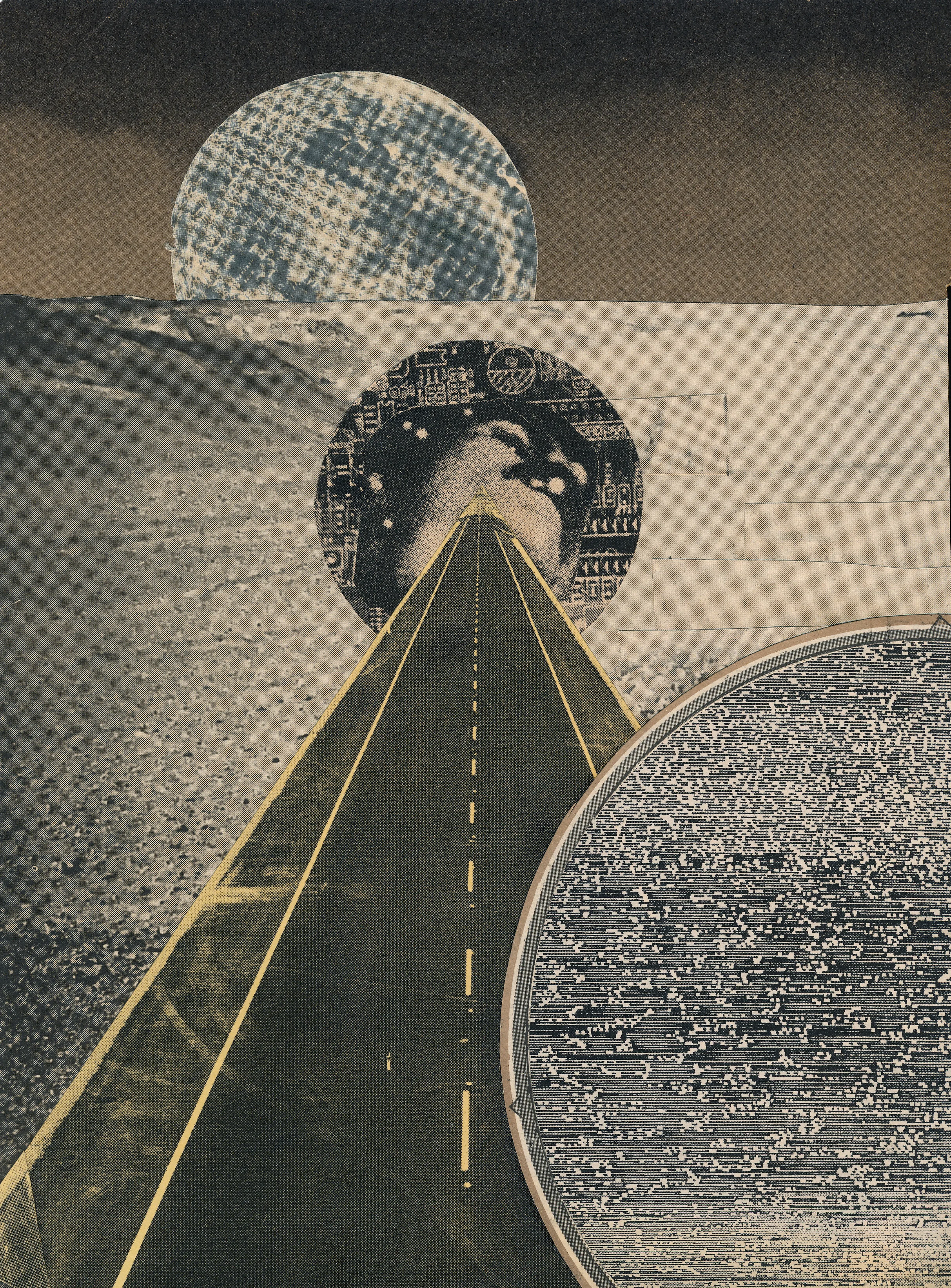 To Be Zero , 2014, collage, 21,6 x 28,4cm