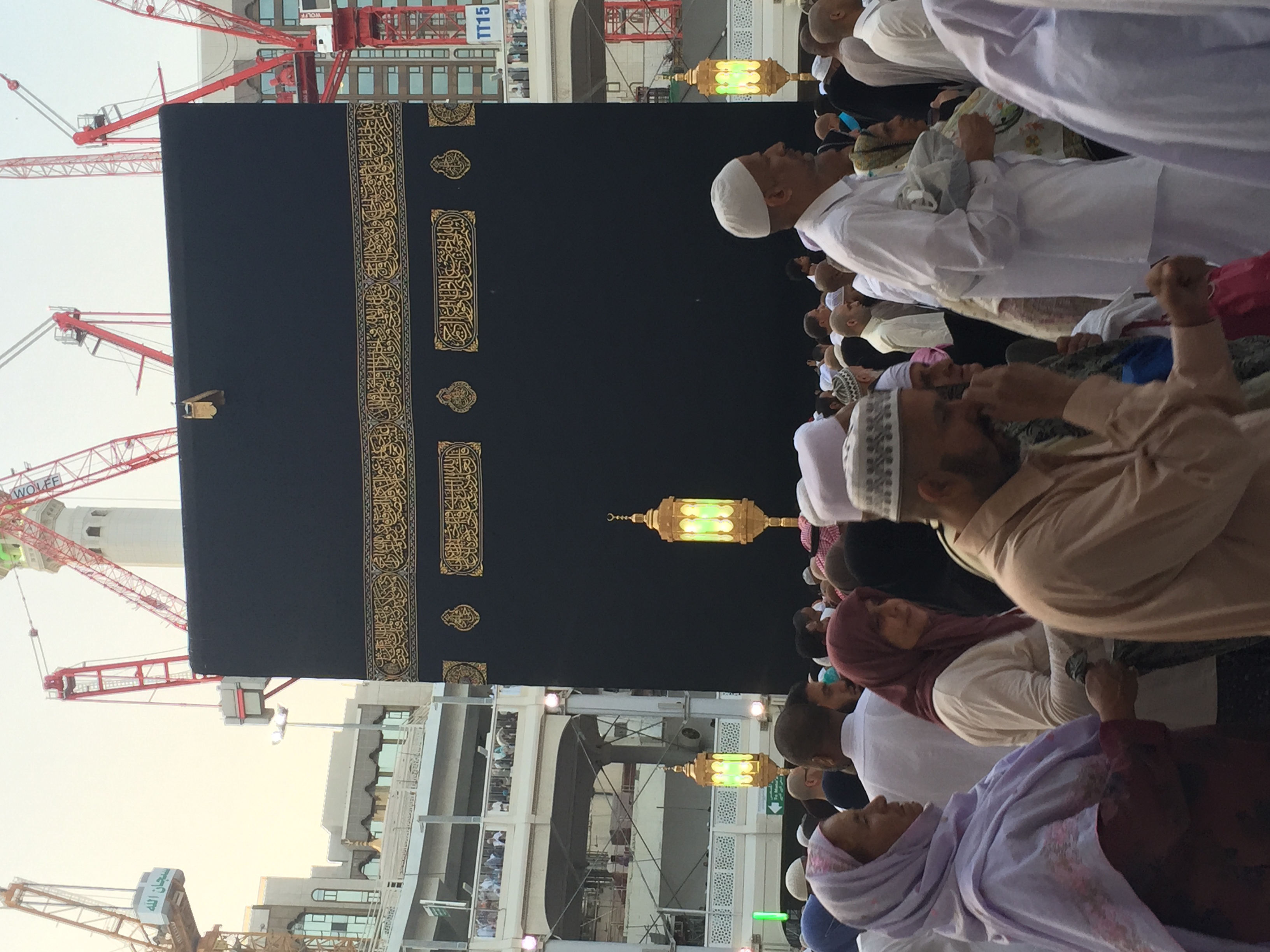 Kaaba under construction