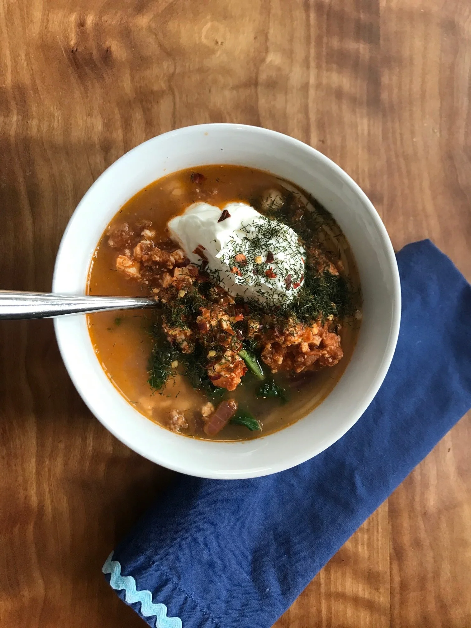 HUMAIRA'S VEGETARIAN AUSH | AFGHAN NOODLE SOUP WITH PLANT-BASED KOFTA SAUCE