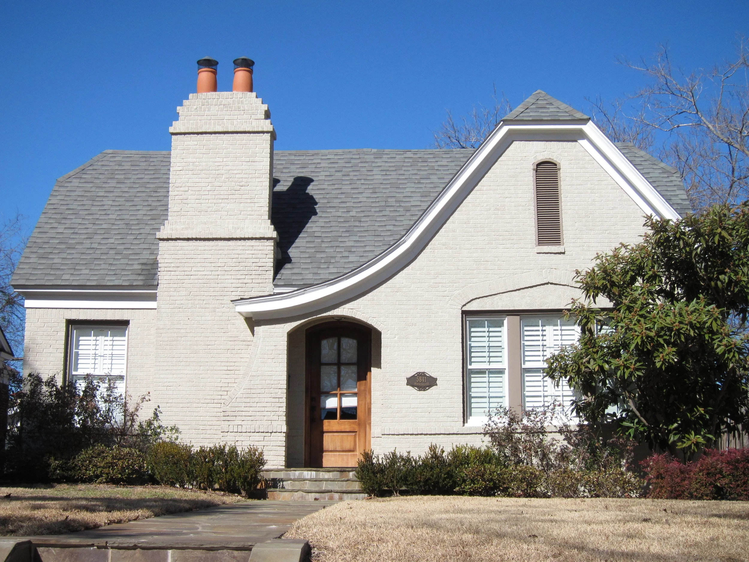 Cream painted brick option