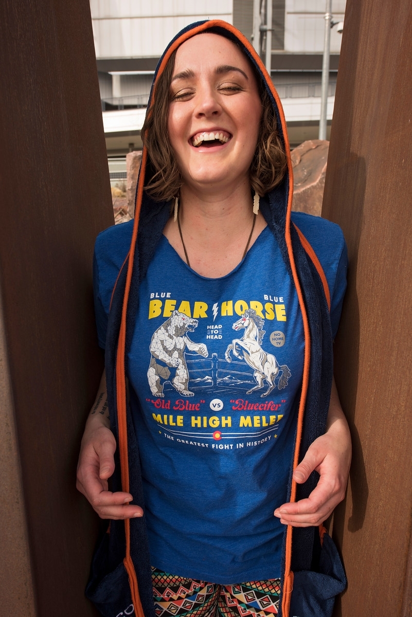   I buy awesome Colorado Proud t-shirts from brew festivals.    Photo credit&nbsp; Britt Nemeth Photography   