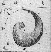 The "yin yang", or taiji symbol