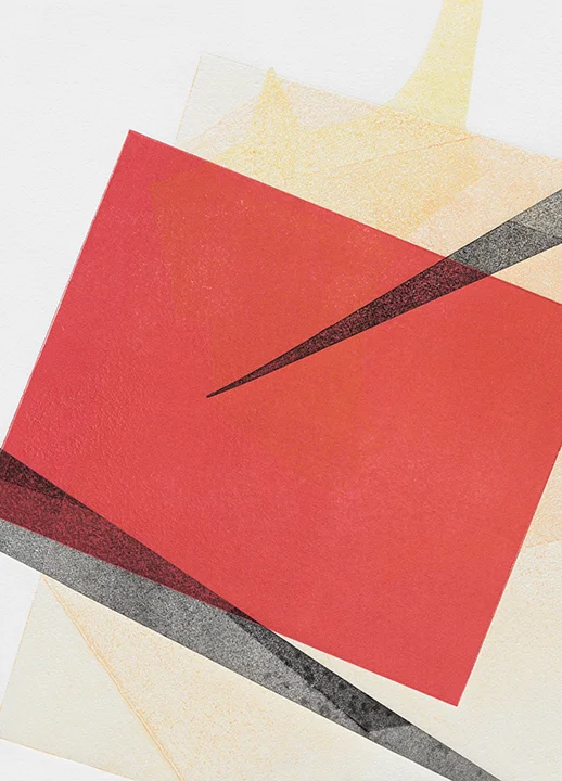 Beth Davila Waldman, Devolution No. 22, Monotype on Hahnemuhle Paper, 15x11in