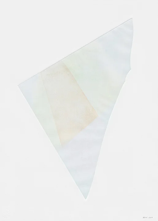 Intermittence No. 20, 2019, Monotype on Hahnemuhle Paper, 30x22in